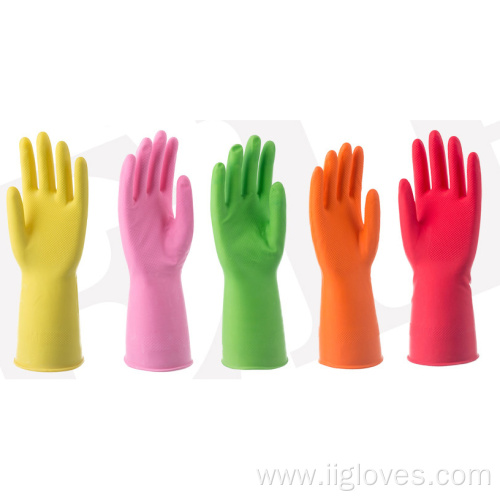 Pure Latex Kitchen Household Rubber Gloves Household Gloves